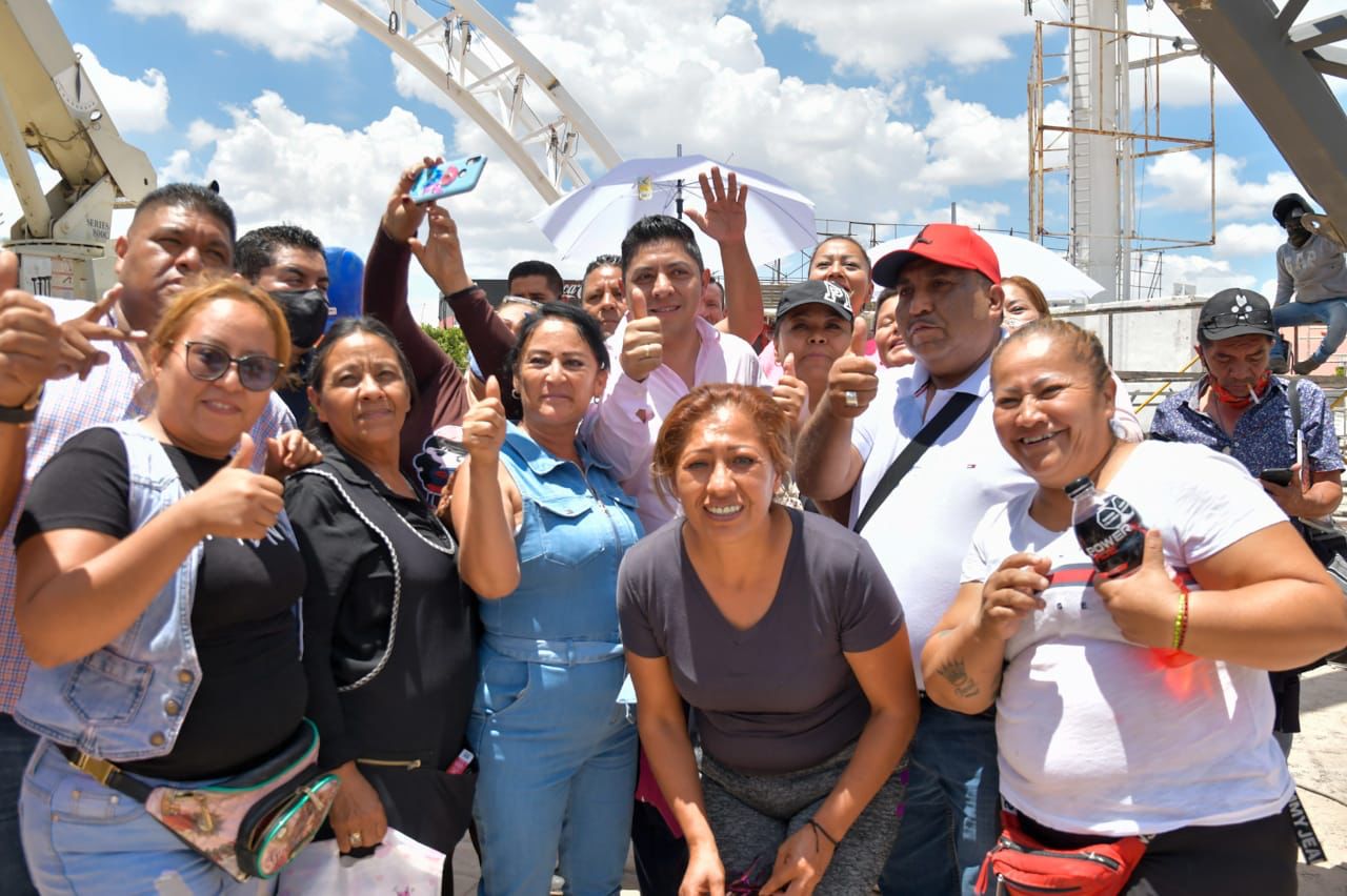 Supervisa el gobernador Ricardo Gallardo avance en obras de la Fenapo