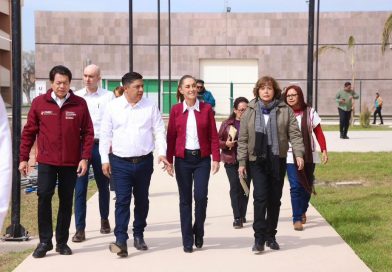GALLARDO Y SHEINBAUM INAUGURAN UNIVERSIDAD ROSARIO CASTELLANOS A FAVOR DE ESTUDIANTES POTOSINOS