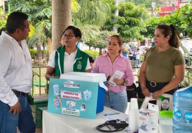 GOBIERNO ESTATAL REFUERZA PREVENCIÓN CON PUNTOS DE HIDRATACIÓN EN LA HUASTECA