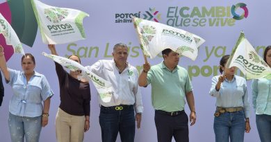 DAVID MEDINA Y RICARDO GALLARDO DAN BANDERAZO A OBRAS VIALES DE GRAN IMPACTO EN CIUDAD VALLES