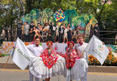CULTURA POTOSINA BRILLA EN DESFILE NACIONAL