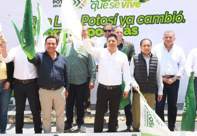 EL GOBERNADOR RICARDO GALLARDO PONE EN MARCHA LA SEGUNDA ETAPA DE LA VÍA ALTERNA SUR