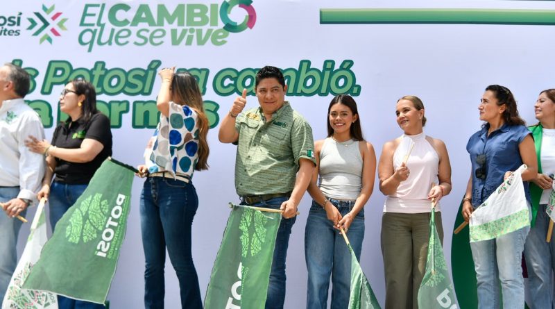 RICARDO GALLARDO ENTREGA 2 MIL LUMINARIAS PARA MODERNIZAR ALUMBRADO DE CIUDAD VALLES