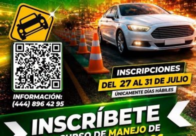 INPOJUVE ABRE REGISTRO PARA NUEVO CURSO DE MANEJO