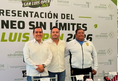 GOBIERNO ESTATAL REHABILITA CENTRO TENÍSTICO TANGAMANGA Y PRESENTA TORNEO SAN LUIS OPEN 2026