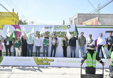 RICARDO GALLARDO ENCHULA COLONIA MÁRTIRES DE LA REVOLUCIÓN CON MEJORES CALLES Y SERVICIOS BÁSICOS