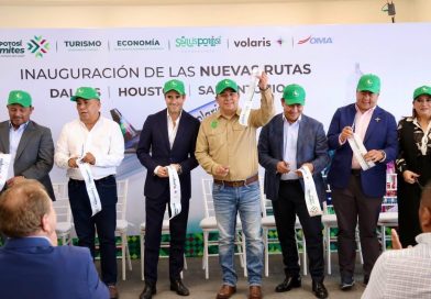 EL GOBERNADOR RICARDO GALLARDO LLEVA A SAN LUIS POTOSÍ A MAYOR CONECTIVIDAD AÉREA
