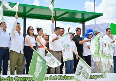 EL GOBERNADOR RICARDO GALLARDO INICIA OPERACIÓN DE REDMETRO RIOVERDE-CD. FERNÁNDEZ