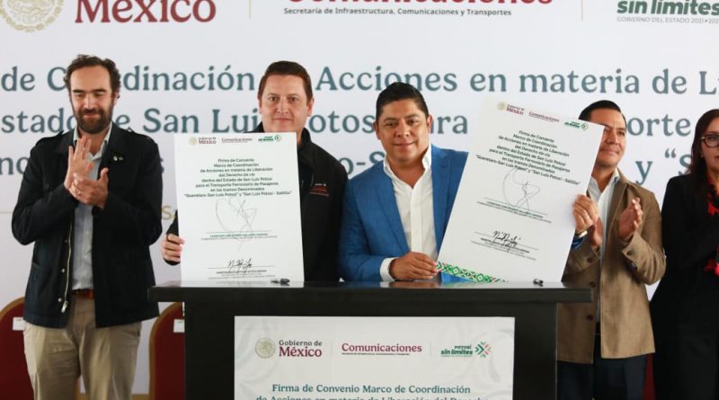 EL GOBERNADOR RICARDO GALLARDO CONSOLIDA LLEGADA DEL TREN DE PASAJEROS A SAN LUIS POTOSÍ